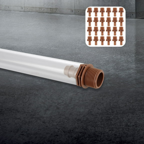 24Pcs Drip Irrigation Adapter Universal Drip Irrigation Coupling Adapter Sturdy Irrigation Thread Adapter Easy Fit Drip Irrigation Tee Adapter Fittings for Irrigation System