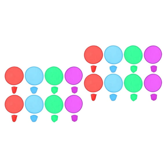 24Pcs Foldable Flying Fans Pocket Flying Disc Kids Fun Birthday Party Favors Summer Outdoor Activity Game (  )