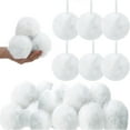 thumbnail image 1 of 24Pcs Furry Christmas Ball Ornament for Xmas Tree,Bexikou 2.36inch White Soft Faux Fur Ball Ornaments,Christmas Tree Hanging Decorations for Winter Party Home Decor Costume Supplies, 1 of 6