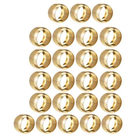 24Pcs Gold Napkin Rings Holders for Cloth Napkins Metal Wedding Holder Linen Fabric Table