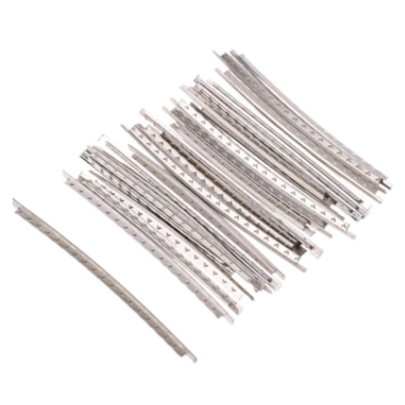 24Pcs Guitar Fret Wires 2.2mm 22/24 Fret Nickel White Copper Fretwire for Guitar