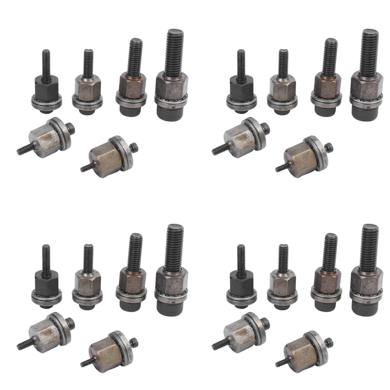 24Pcs Hand Rivet Nut Head Nuts Simple Installation Manual Riveter Rivnut Tool Accessory for Nuts M3  M5 M6 M8 M10