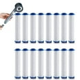 thumbnail image 1 of 24Pcs Ion Drops Shower Head Filters, 3.7in Filtered Showerhead, PP Cotton Filter Cartridge for Different Models of Shower Heads, 1 of 7