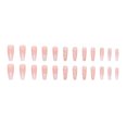 thumbnail image 1 of 24Pcs Long Coffin False Nails Full Cover Acrylic Nails Press on Nails no Art French Fake Nails on Nails, 1 of 7
