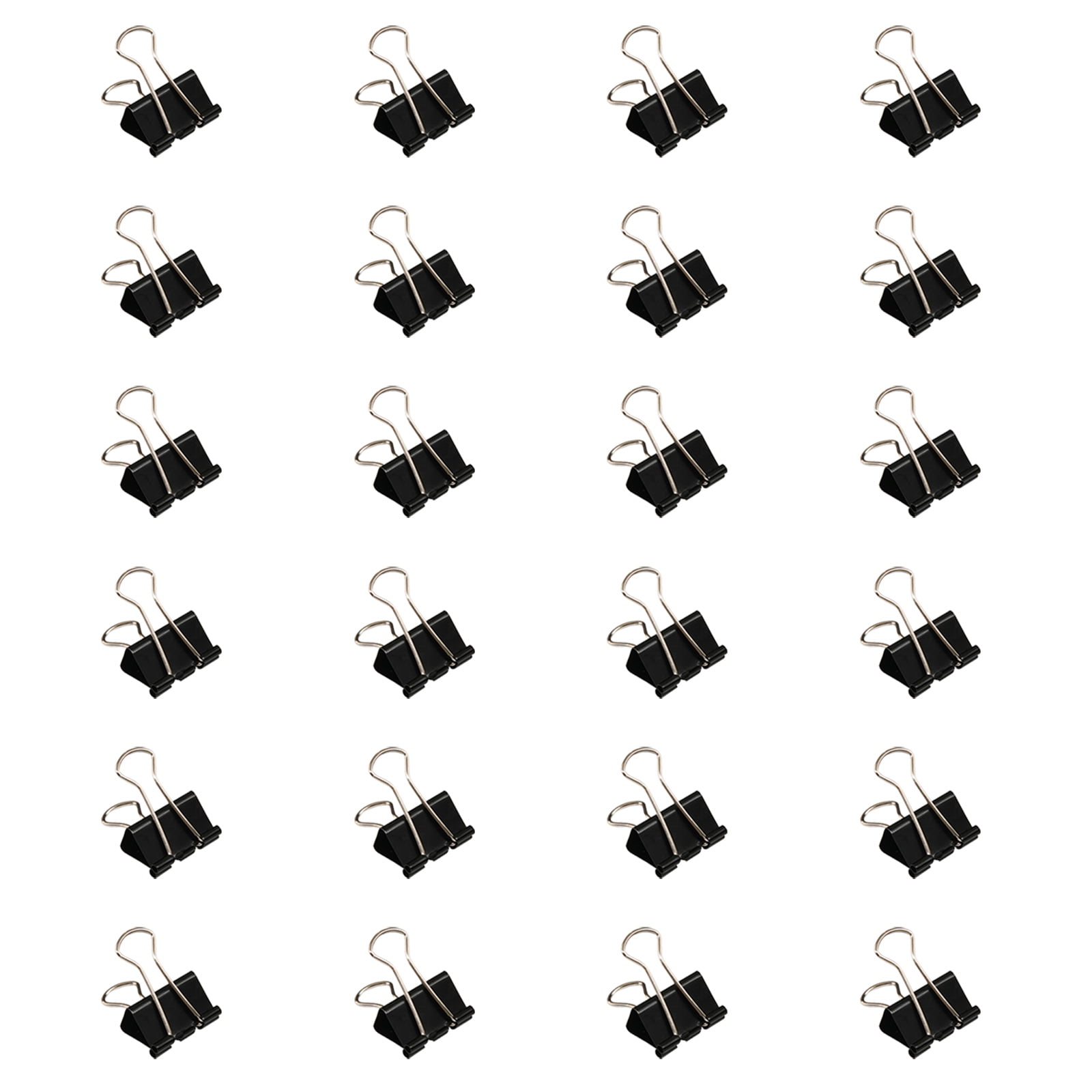 24Pcs Metal Foldback Clip Long Tail Clip Stainless Steel Binder Clip ...