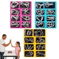 thumbnail image 1 of 24Pcs Metal Wire Puzzle Toy Brain Teaser Game and Mind IQ Test Ring for Logical Thinking and Problem Solving for Adults, 1 of 7