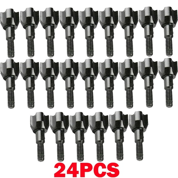 24Pcs Meteor Hammer Arrows 100 Grain Archery Hunting Small Game Broadheads Tip