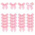 thumbnail image 1 of 24Pcs Mini Grosgrain Ribbon Bow 2" Self Adhesive Flower Bows Dark Pink, 1 of 7