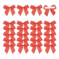 thumbnail image 1 of 24Pcs Mini Grosgrain Ribbon Bow 2" Self Adhesive Flower Bows Red, 1 of 7