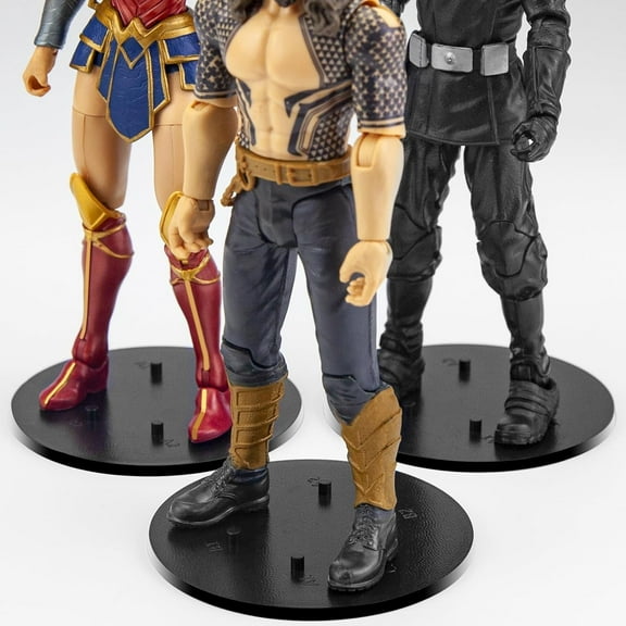 24Pcs Multi-Peg Stand Base for 6 inches Black Series MOTU Classified Action Figure Accessories