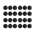 thumbnail image 1 of 24Pcs Pack Tennis Balls Wear- Elastic Training Balls 66mm Ladies Beginners Practice Tennis Ball,Black,24 * Tennis ball,black, 1 of 8