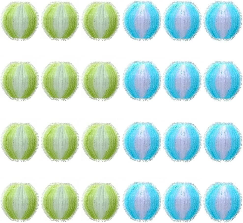 24Pcs Pet Hair Remover for Laundry, Reusable Dryer Washing Balls Hair Lint Remover Laundry Ball, Pet Hair Laundry Catcher for Laundry