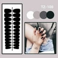 thumbnail image 1 of 24Pcs Pink Bow Design False Nails Long Ballet Press on Nails with Pearl Wearable Coffin Fake Nails French Square Finger Nail, 1 of 6