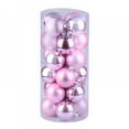 thumbnail image 1 of 24Pcs Pink Christmas Balls Ornaments for Christmas Tree - Shatterproof Christmas Tree Decorations Hanging Ball for Holiday Wedding Party Decoration，1.2inch, 1 of 5