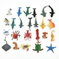thumbnail image 1 of 24Pcs/Set Plastic Ocean Animals Figure Sea Creatures Model Toys Dolphin Turtle, 1 of 8