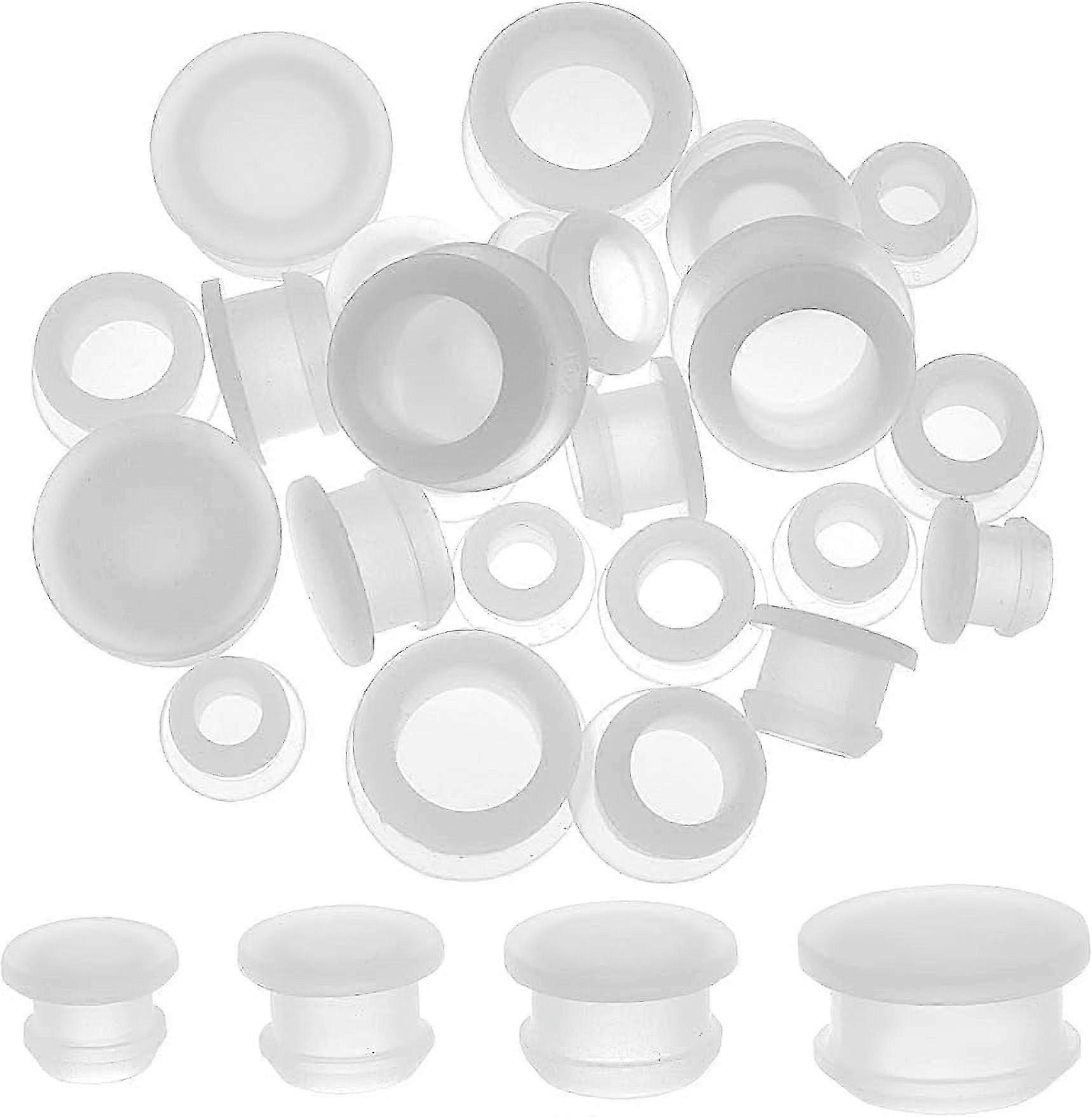 24Pcs Silicone Stoppers for Salt and Pepper Shakers 1/2 5/8 3/8 5/16 ...