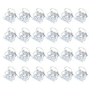 24Pcs Small Mini Hair Clips Tiny Hair Claws Pins Clamps Plastic for Women Girls Hair Clear