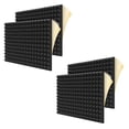 thumbnail image 1 of 24Pcs Soundproof Foam Panels,2 Inch x 12 Inch x 12 Inch Pyramid Shaped Acoustic Panels for Wall,Studio, Home and Office,24 x studio foam,black, 1 of 7