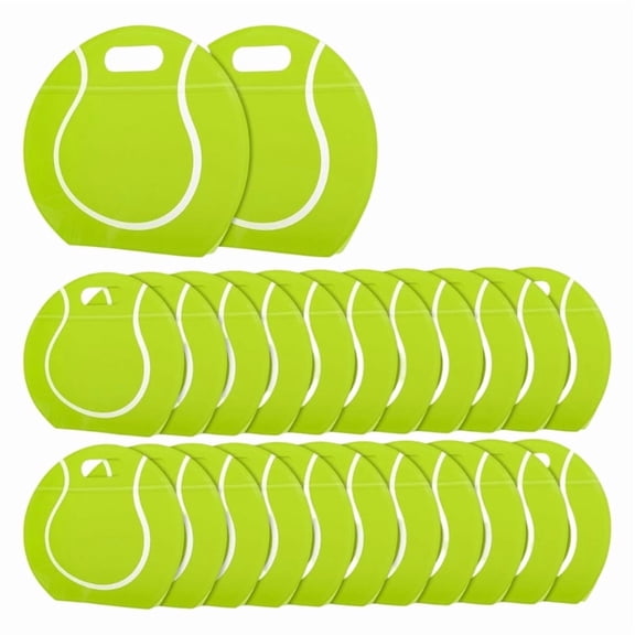 24Pcs Sports Pattern Treat Bag Clear Plastic Candy Storage Bag Zippered Closure