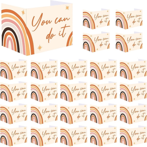 24Pcs Student Desk Privacy Boards Boho Rainbow Classroom Desk Divider Shield Privacy Panel Folders Screen Partition for School Teacher Student Test Supplies