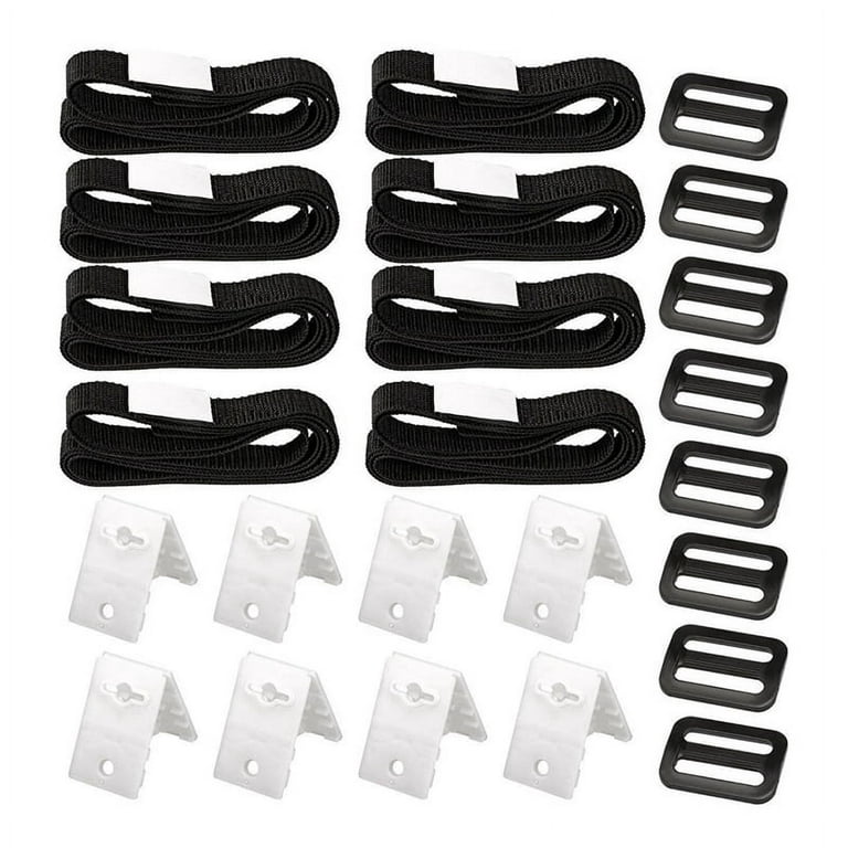 24Pcs Swimming Pool Cover Roller Attachment Straps Kit Universal