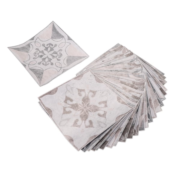24Pcs Tile Sticker 15*15cm Waterproof Oil Resistant Self Adhesive Wall Sticker for Home Bathroom Kitchen