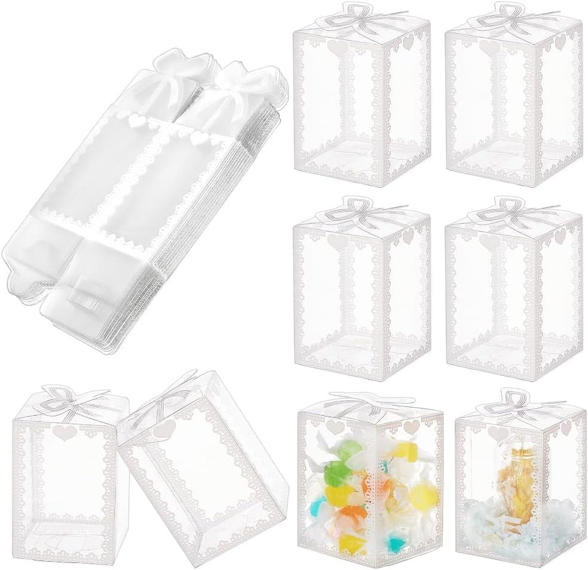 Clear Plastic Gift Boxes 20PCS Clear PVC Box Packaging Boxes Wedding - View #5