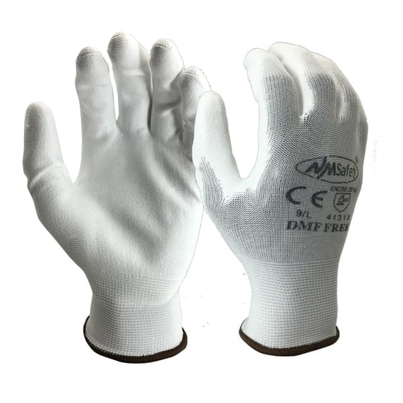 24Pieces/12Pairs Professional Working Protective Gloves For Men Construction Women Garden Nylon Running Glove Obtained CE EN388.