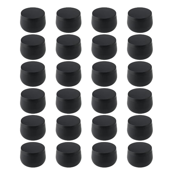24Pieces Decorative Jars with Lid Empty Making Storage Containers Tins for and Home Decors