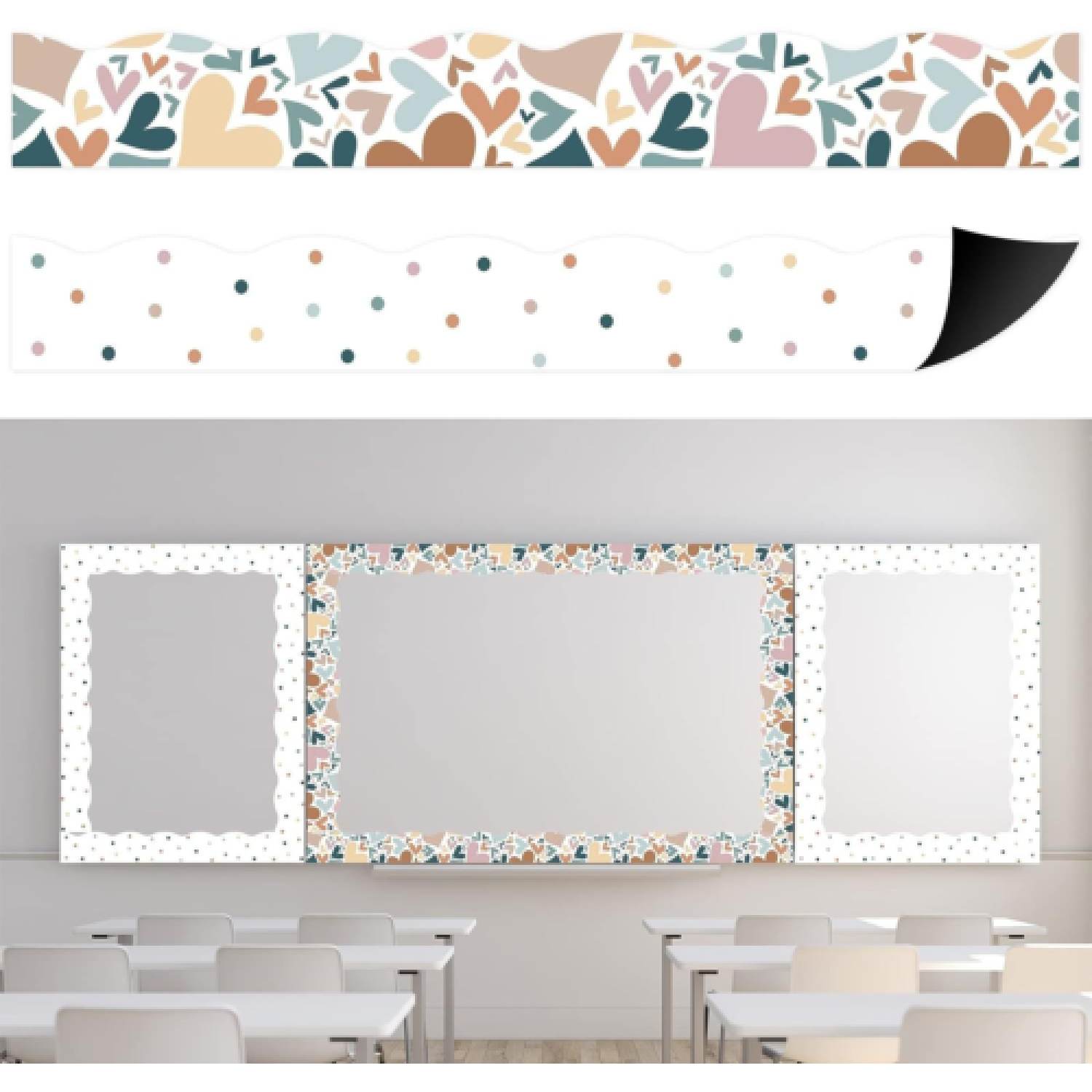 24Pieces Classroom Bulletin Board Border Border...