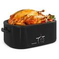 24QT Roaster Oven,3 in 1 Electric Roaster Oven with Thawing Heating