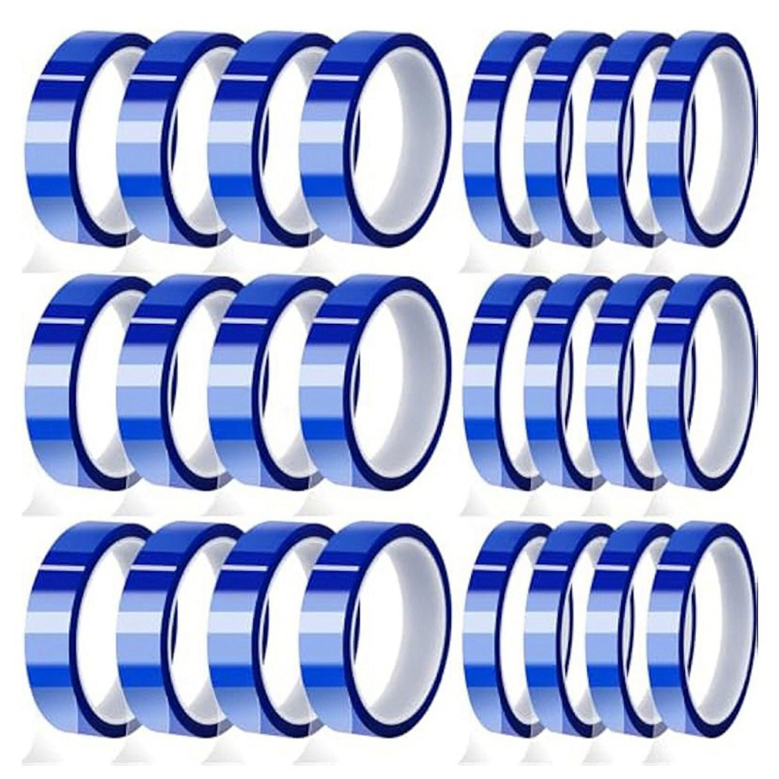 24Rolls 10mm&20mmx33m Heat Tape Heat Tape for Sublimation Heat Transfer Tape for Heat Sublimation Vinyl