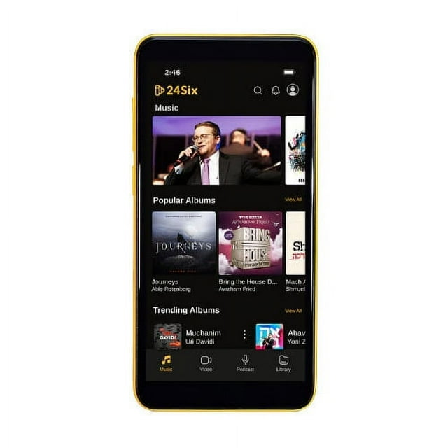 24Six Family Player 64GB Kosher Streaming Device with Bluetooth and Wi