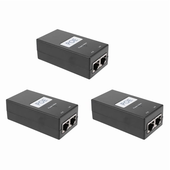 24V 0.5A Desktop POE Power Injector Ethernet Adapter