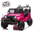 thumbnail image 1 of HIFINE 24V 100W*2 Two-Seater Kids Ride On Car w/ RC, for Kids 3-8, Pink, 1 of 11