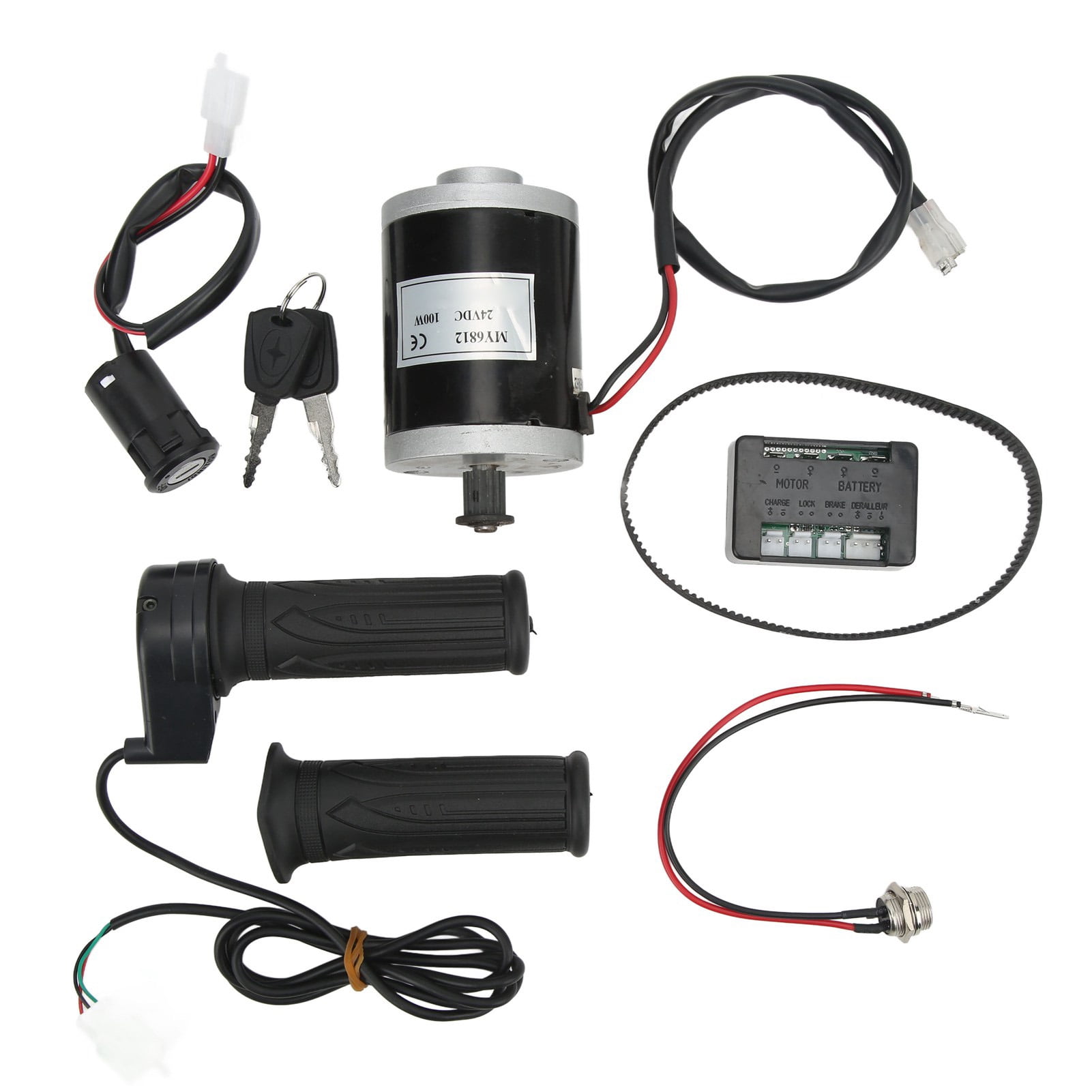 24V 100W Electric Motor Kit Synchronous Gear Motor with Controller