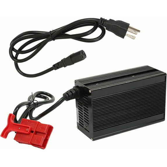 24V 10A Pallet Jack Battery Charger with SB120 120A RED Connector Fit for Floor Scrubbers