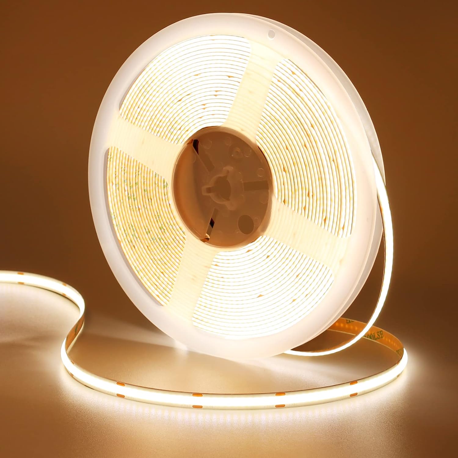 Ruban LED COB 10M 3000K Wefomey - 3240 LEDs, Dimmable, Télécommande, Alimentation 24V