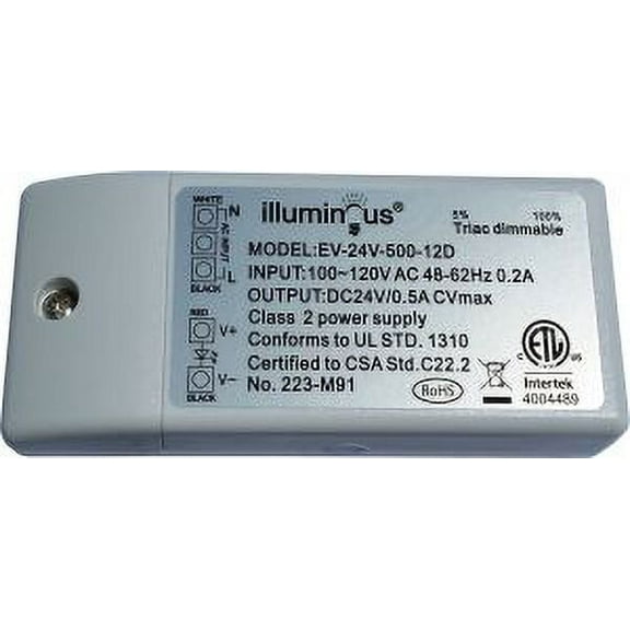 24V 12W Dimmable CV DC LED Driver ETL approved