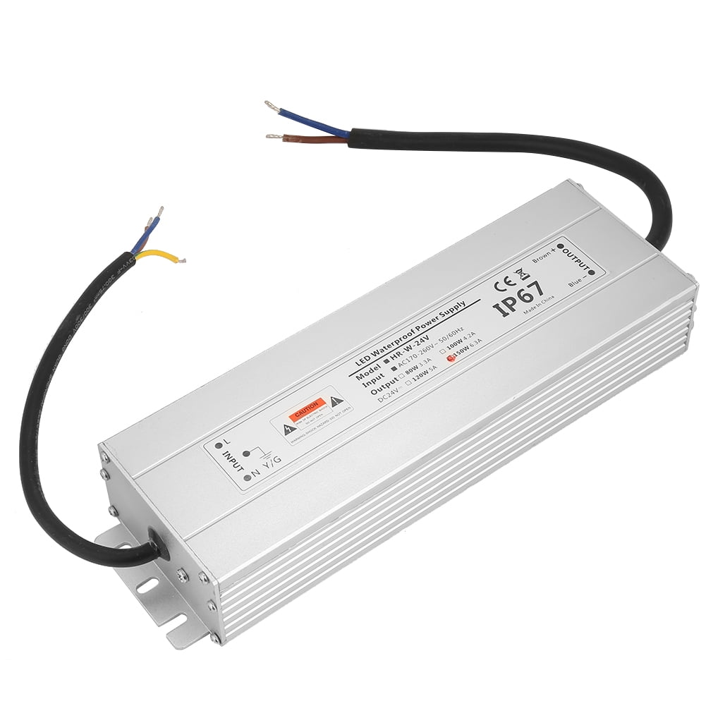 24V 150W 6.25A LED Light Strip Power Supply IP67 Waterproof LED Driver Transformer