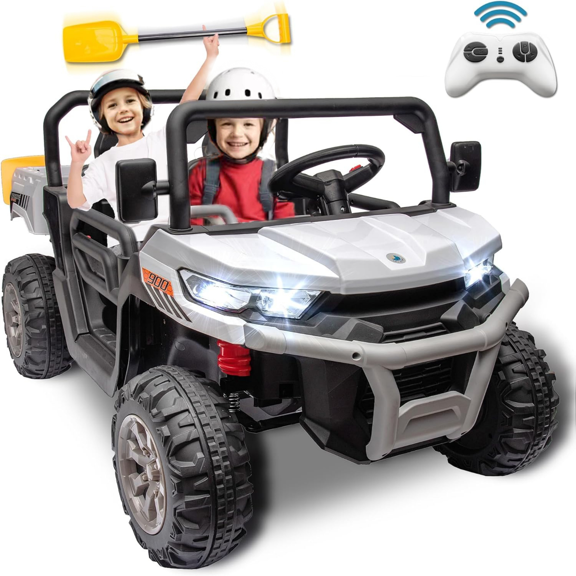 Licensed Land Rover Kids Electric Ride-On Car – With Parent Remote Control, MP3 Player, Rocking Mode (Ages 4-8)
