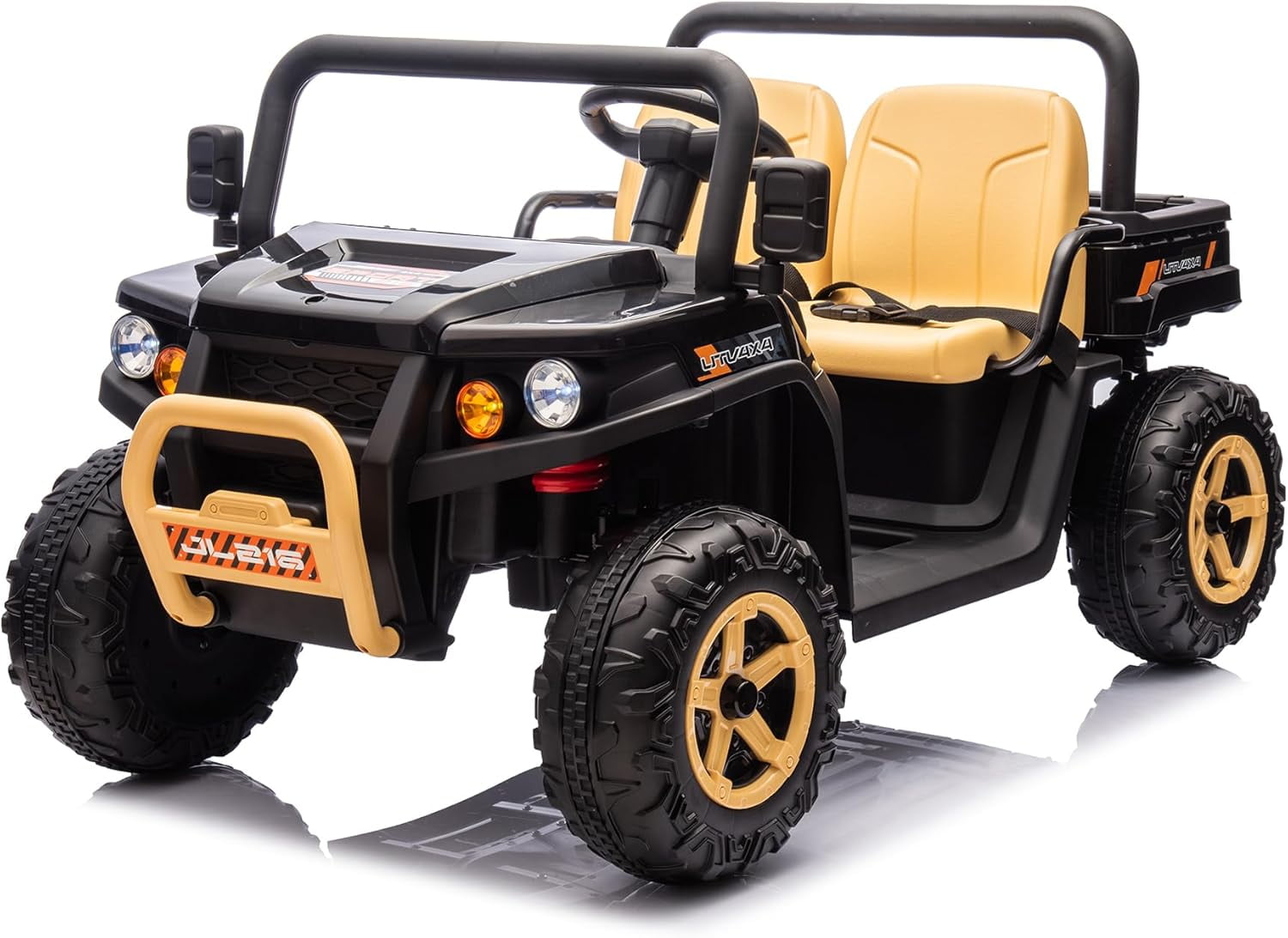 Walmart Ride 24V 2 Seater Ride On Dump Truck with Electric Dump Bed, 4WD Battery ...