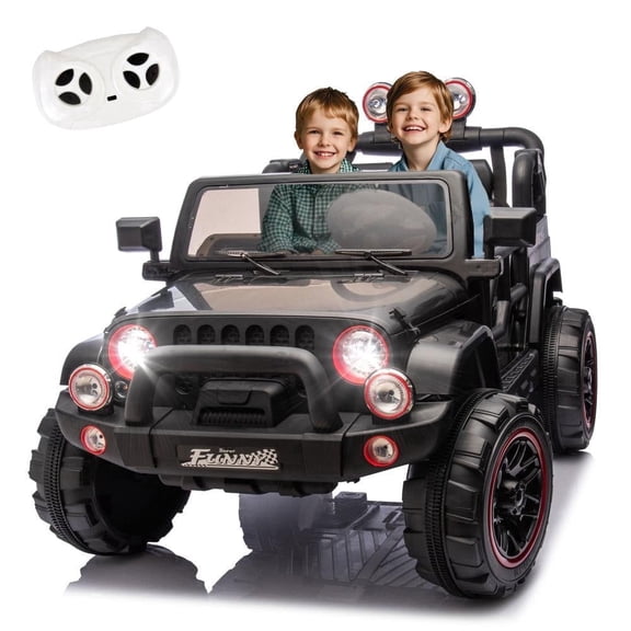 24V 2-Seater Electric Ride-On Jeep, Parent Remote, 4-Wheel Suspension
