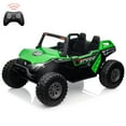 thumbnail image 1 of 24V 2 Seaters Ride On UTV with Remote Control, Battery Powered Extra Large Ride Car Toy for 2 Kids, 2 Seats+One More Foldable Seat, 15.4" Eva Wheels Off-Road with Music, Light for 3-8 Years, 1 of 6