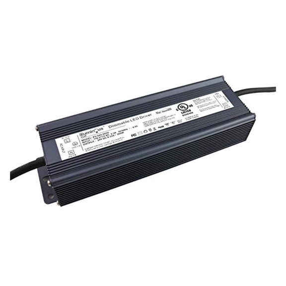 24V 200W Dimmable CV DC LED Driver Transformer UL Approved to DC 110V to 277V Input for LED Light, Compatible with Most dimmers, Waterproof IP67