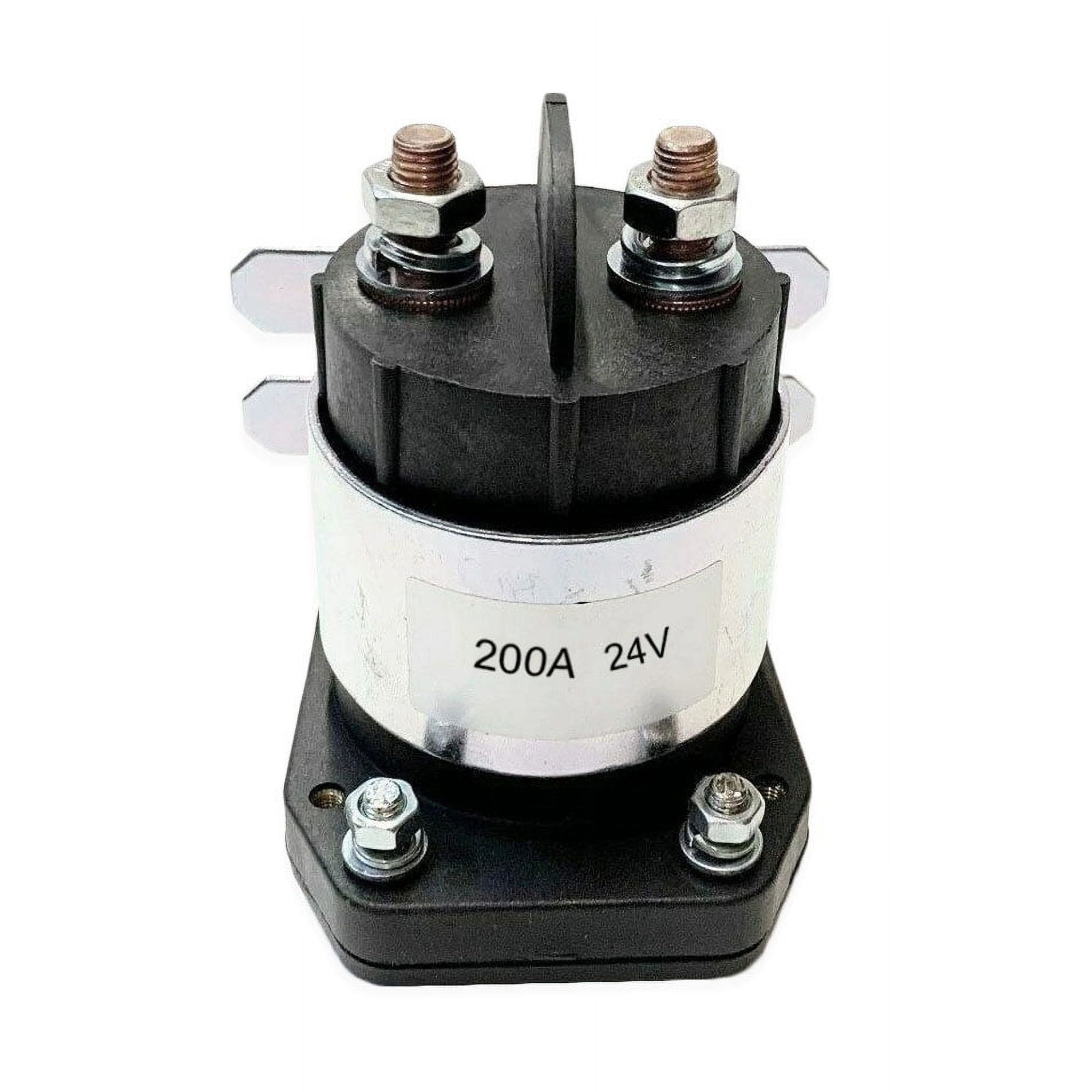24V 24 Volt Solenoid 4 Terminal 200 Amp Replaces Trombetta