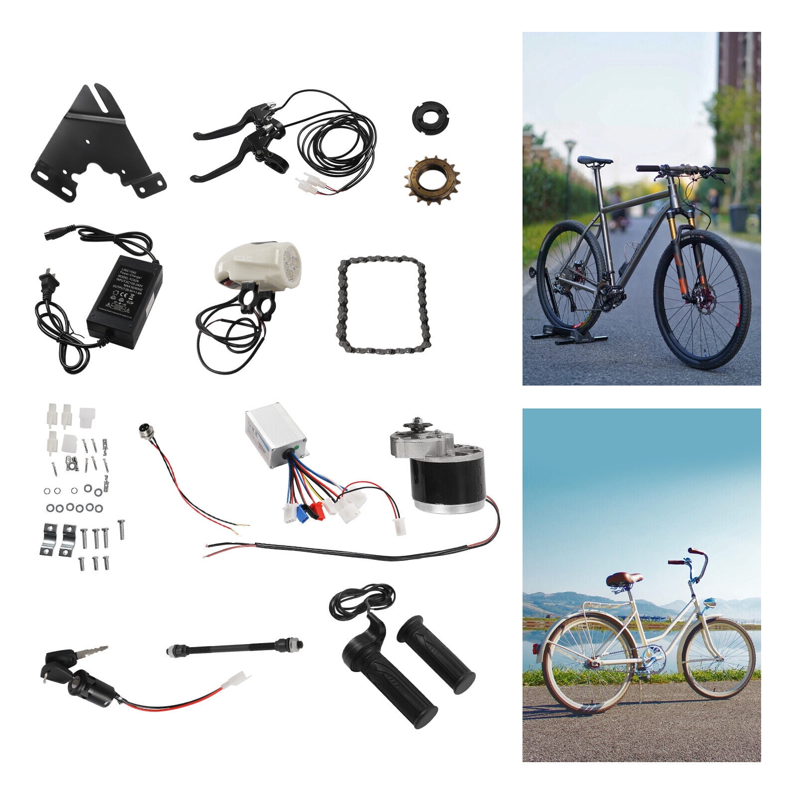 Electric Bike Conversion Kit Kit Bicicleta Electrica 250w 100G Official  Store Ebike Kit 36v 250w 350w 48v 500w E-bike E Bike