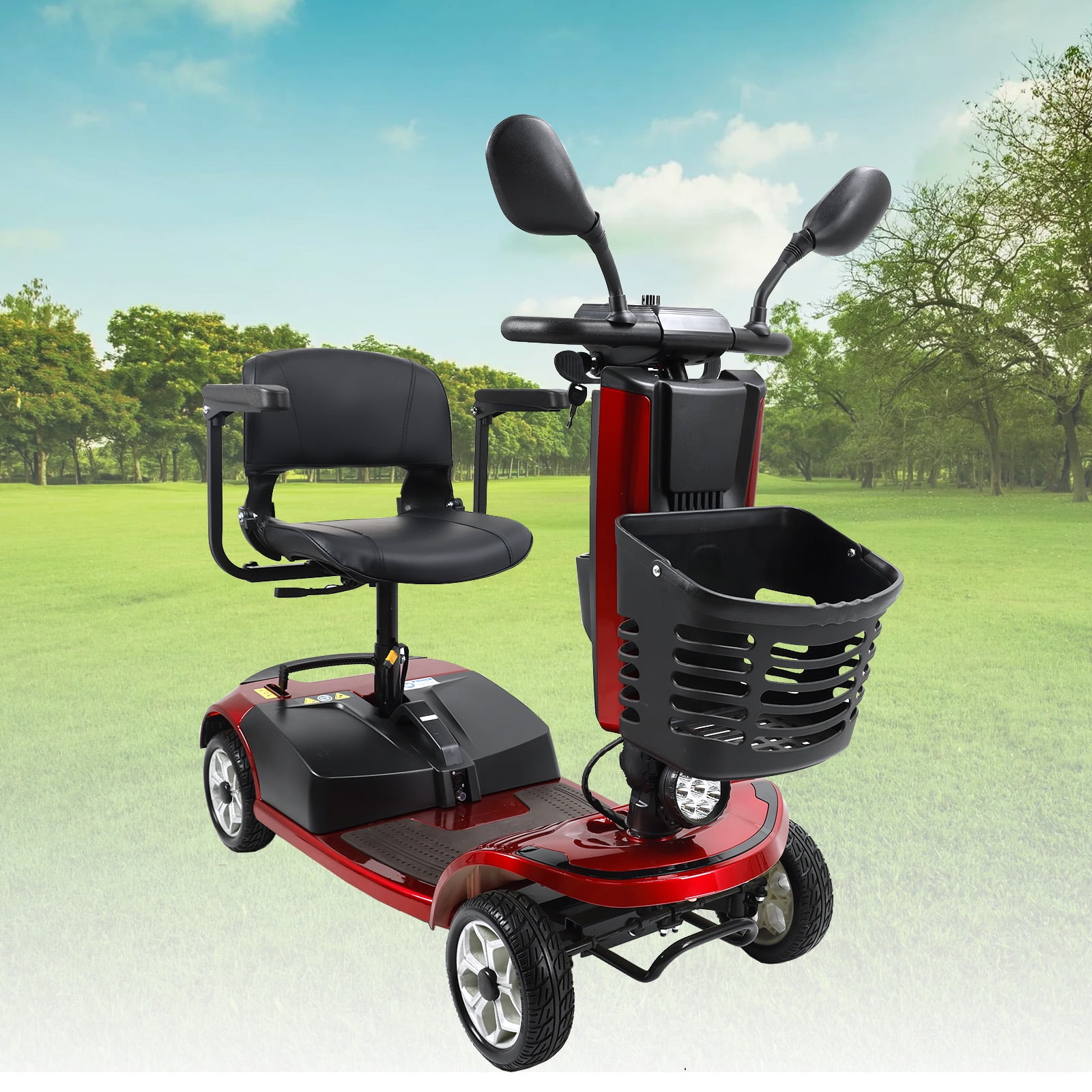 24V 250W Outdoor Mobility Scooters for Senior Elderly 4 Wheel Electric