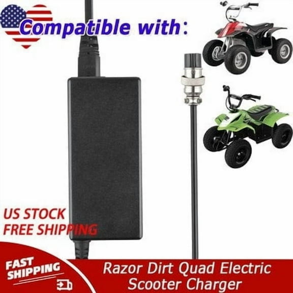 24V 2A AC Adapter Compatible with Razor Dirt Quad Electric Power Supply Charger Cord