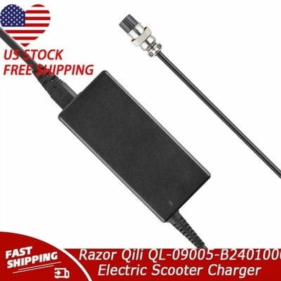 24V 2A AC Adapter Compatible with Razor Qili QL-09005-B2401000H Electric Power Mains